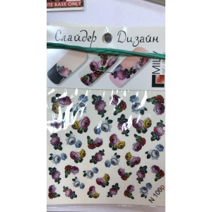 Слайдер-дизайн для ногтей, Milv, N 100p