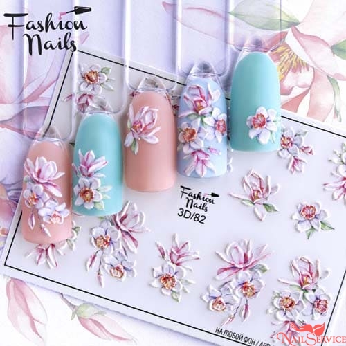 3D Слайдер-дизайн, 3D 82. Fashion Nails.