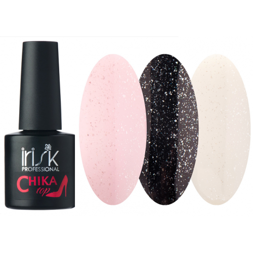 Топ с шиммером без липкого слоя № 02 "Chika Top", 10 мл.  Irisk Professional.