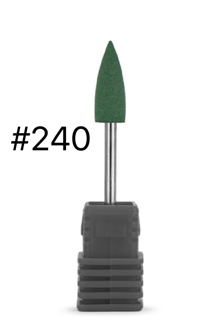 Полир силиконовый для маникюра, 4х12 мм. Абразивность: #240, средняя, зеленый. Nail Service. купить в интернет магазине NailService.ru - Москва