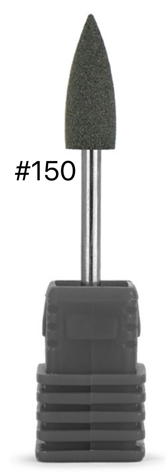 Полир силиконовый для маникюра, 4х12 мм. Абразивность: #240, очень крупная, серый. Nail Service. купить в интернет магазине NailService.ru - Москва