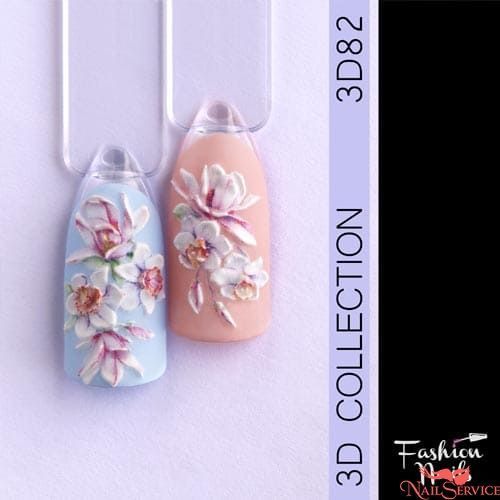 3D Слайдер-дизайн, 3D 82. Fashion Nails. купить в интернет магазине NailService.ru - Москва  