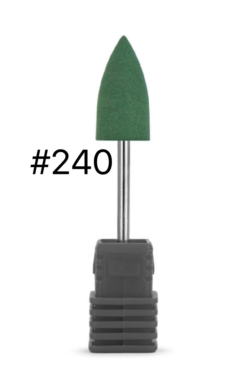 Полир силиконовый для маникюра, 10х20 мм. Абразивность: #240, средняя, зеленый. Nail Service. купить в интернет магазине NailService.ru - Москва