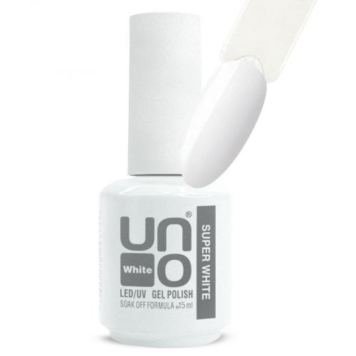 UNO, Гель-лак Super White — «Супер Белый» купить в интернет магазине NailService.ru - Москва  