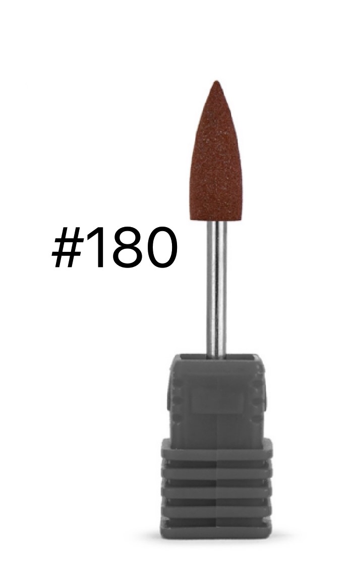 Полир силиконовый для маникюра, 4х12 мм. Абразивность: #180, крупная, коричневый. Nail Service. купить в интернет магазине NailService.ru - Москва