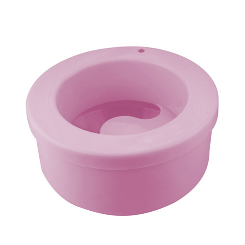 Ванночка для маникюра круглая, пластик, розовая. Yoko. купить в интернет магазине NailService.ru - Москва  