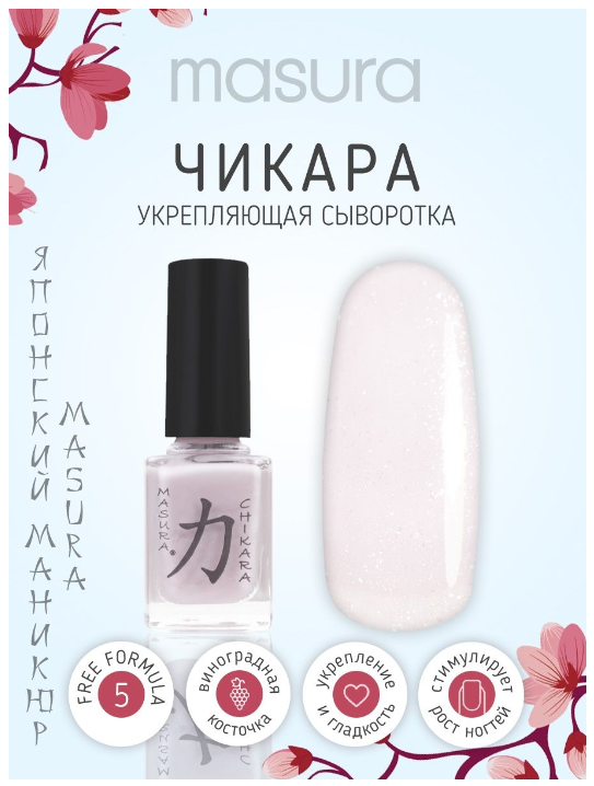 Сыворотка для укрепления и роста ногтей CHIKARA / Чикара, 12 мл купить в интернет магазине NailService.ru - Москва  