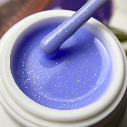 Гель конструирующий 15г Pudding gel Violet  Нежно-фиолетовый с опаловыми жемчужными частичками купить в интернет магазине NailService.ru - Москва