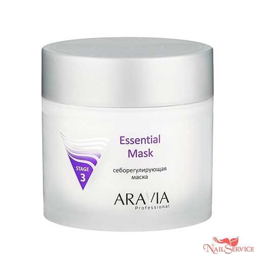 Маска себорегулирующая Essential Mask, 300 мл. Aravia Professional. купить в интернет магазине NailService.ru 