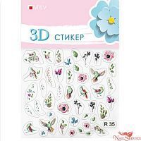 3D-стикеры для дизайна ногтей. R 35. Milv. купить в интернет магазине NailService.ru - Москва  +7(499)390-19-29
