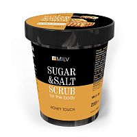 Сахарно-солевой скраб для тела «Мёд». 250 г. Milv. купить в интернет магазине NailService.ru 