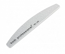 Пилка для натуральных ногтей, полукруглая #180/240. Kodi Professional. купить в интернет магазине NailService.ru - Москва  +7(499)390-19-29