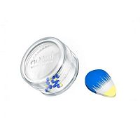 Дизайн для ногтей: резиновые аппликации (фигурки,  сине-желтый),  FIMO002. RuNail. купить в интернет магазине NailService.ru - Москва  +7(499)390-19-29