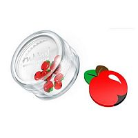Дизайн для ногтей: резиновые аппликации (яблоки, красные). Runail. купить в интернет магазине NailService.ru - Москва  +7(499)390-19-29