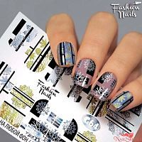 Слайдер-дизайн Galaxy 64. Fashion Nails. купить в интернет магазине NailService.ru - Москва  +7(499)390-19-29