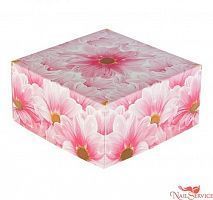 Складная подарочная коробка «Цветы хризантемы» 13,5 х 13,5 х 6,8 см купить в интернет магазине NailService.ru 
