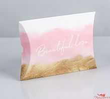 Складная фигурная коробка «Beautiful love», 11 × 8 × 2 см купить в интернет магазине NailService.ru 