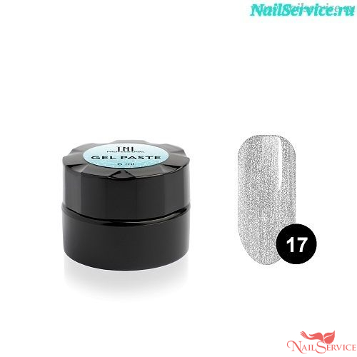 Гель-паста для дизайна ногтей "TNL" №17 (серебряная). TNL Professional. купить в интернет магазине NailService.ru - Москва  +7(499)390-19-29