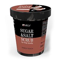 Сахарно-солевой скраб для тела «Кофе». 250 г. Milv. купить в интернет магазине NailService.ru 