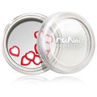 Дизайн для ногтей: резиновые аппликации (сердечки, красные). Runail. купить в интернет магазине NailService.ru - Москва  +7(499)390-19-29