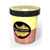 Крем-йогурт двухцветный "Банан", 210 мл. Milv. купить в интернет магазине NailService.ru 