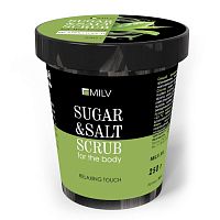 Сахарно-солевой скраб для тела «Зелёный чай». 250 г. Milv. купить в интернет магазине NailService.ru 